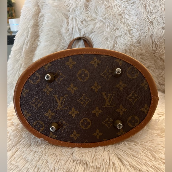 Authentic Louis Vuitton Monogram Bucket Bag 1970s Vintage with COA - Picture 3 of 6